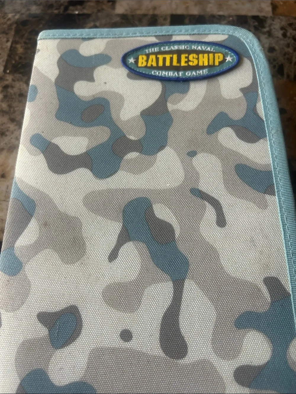 Hasbro Battleship Game Set in Blue with Red & White Pegs